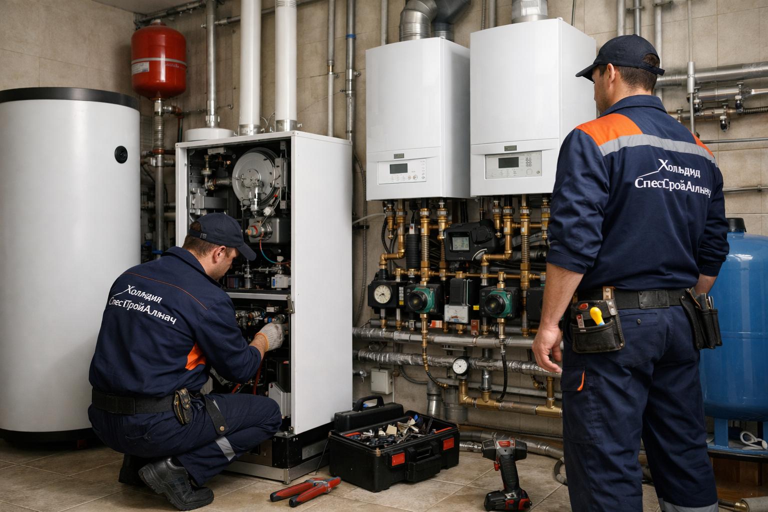 Экспертный монтаж котельного оборудования в РУЗЕ от ООО Холдинг СпецСтройАльянс