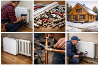 Стоимость работ по монтажу радиатора отопления в частном доме в Рузе