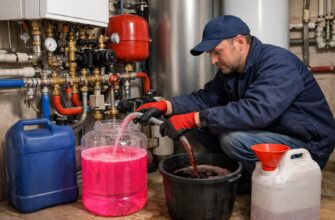 Селятино: водяное отопление — замена антифриза/теплоносителя