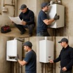 Этапы замены газового котла в Селятино