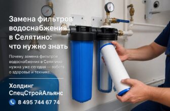 Замена фильтров водоснабжения в Селятино