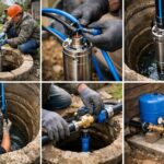 Монтаж (установка) насоса в колодце частного водоснабжения в Селятино