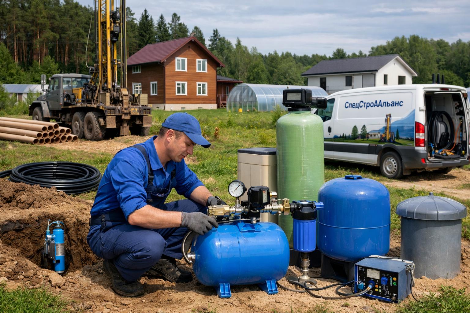 Селятино: доступные решения по водоснабжению от ООО Холдинг СпецСтройАльянс