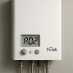 Код ошибки A02 на настенных котлах Ferroli