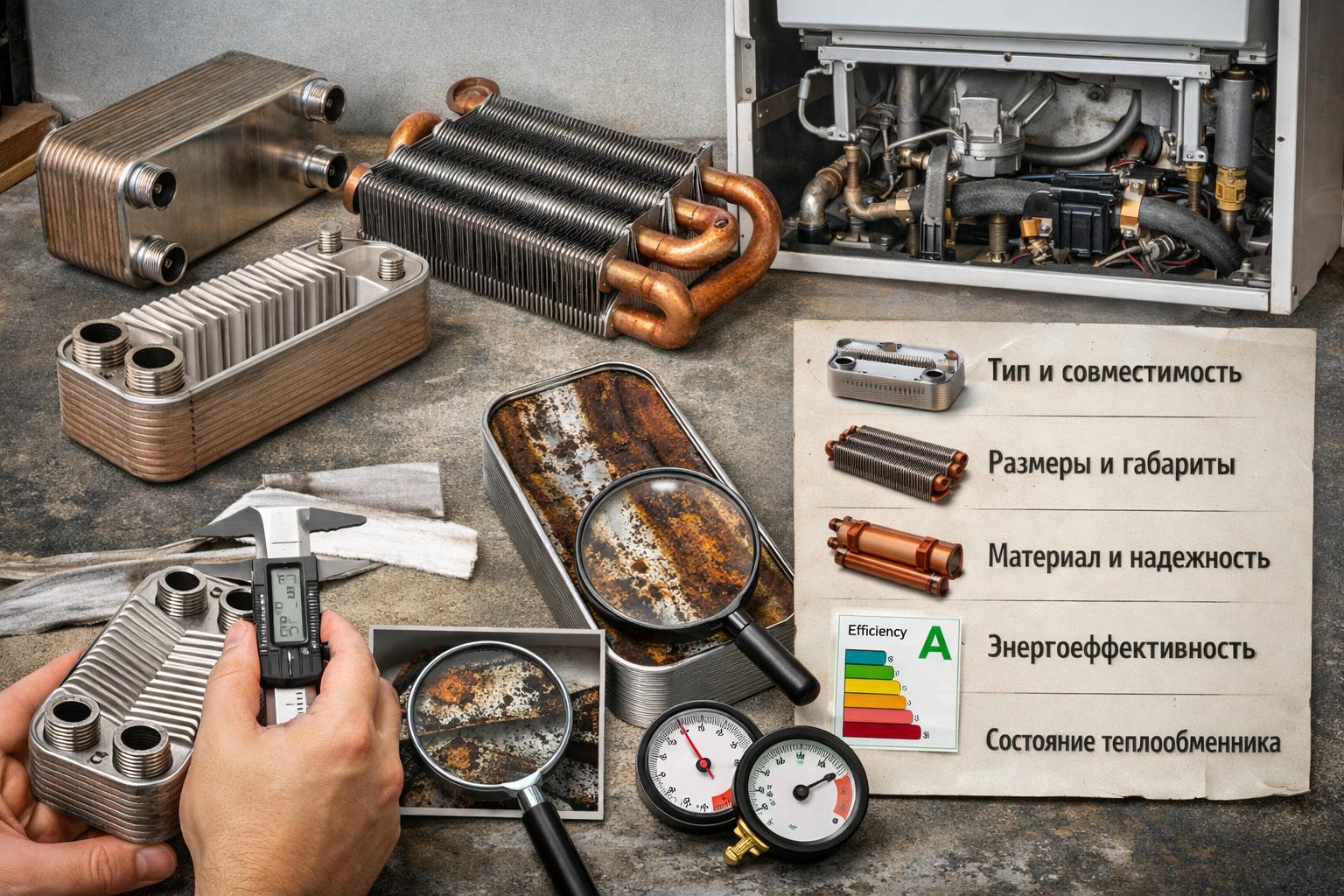 Ключевые критерии для выбора теплообменника