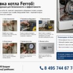 Промывка котла Ferroli
