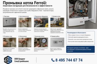 Промывка котла Ferroli