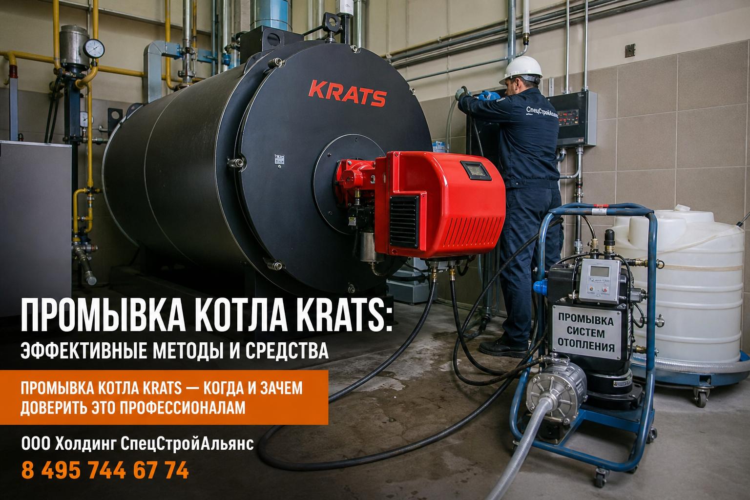 Промывка котла KRATS — когда и зачем доверить это профессионалам