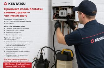 Промывка котла Kentatsu