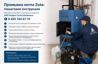 Промывка котла Zota