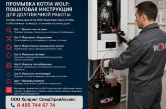 Промывка котла Wolf