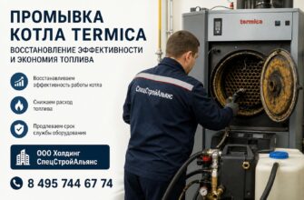 Промывка котла Termica
