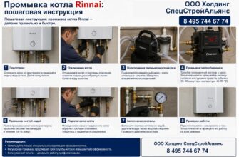 Промывка котла Rinnai