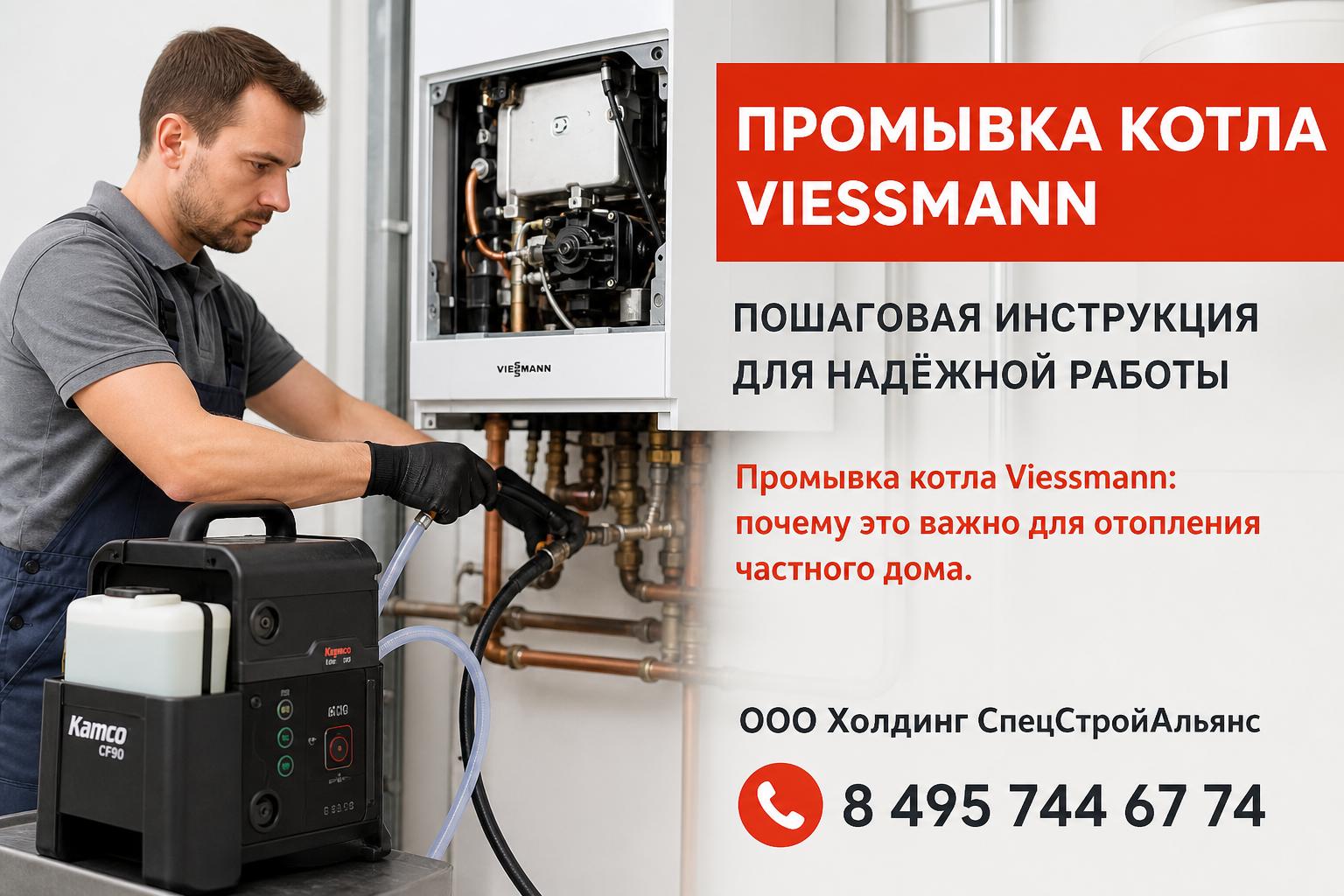 Промывка котла Viessmann: почему это важно для отопления частного дома
