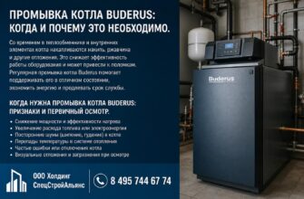 Промывка котла Buderus
