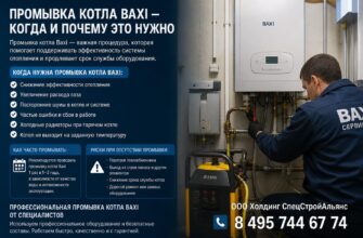 Промывка котла Baxi