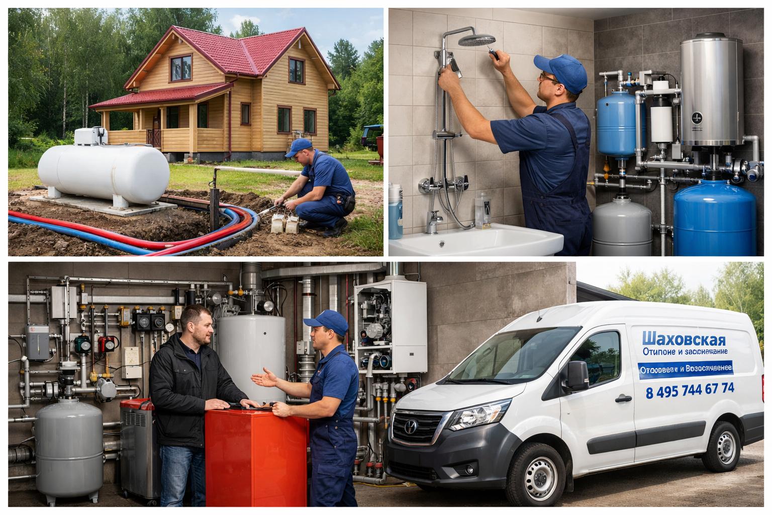 Шаховская — системы отопления и водоснабжения 8 495 744 67 74: решения под ключ для вашего дома и бизнеса