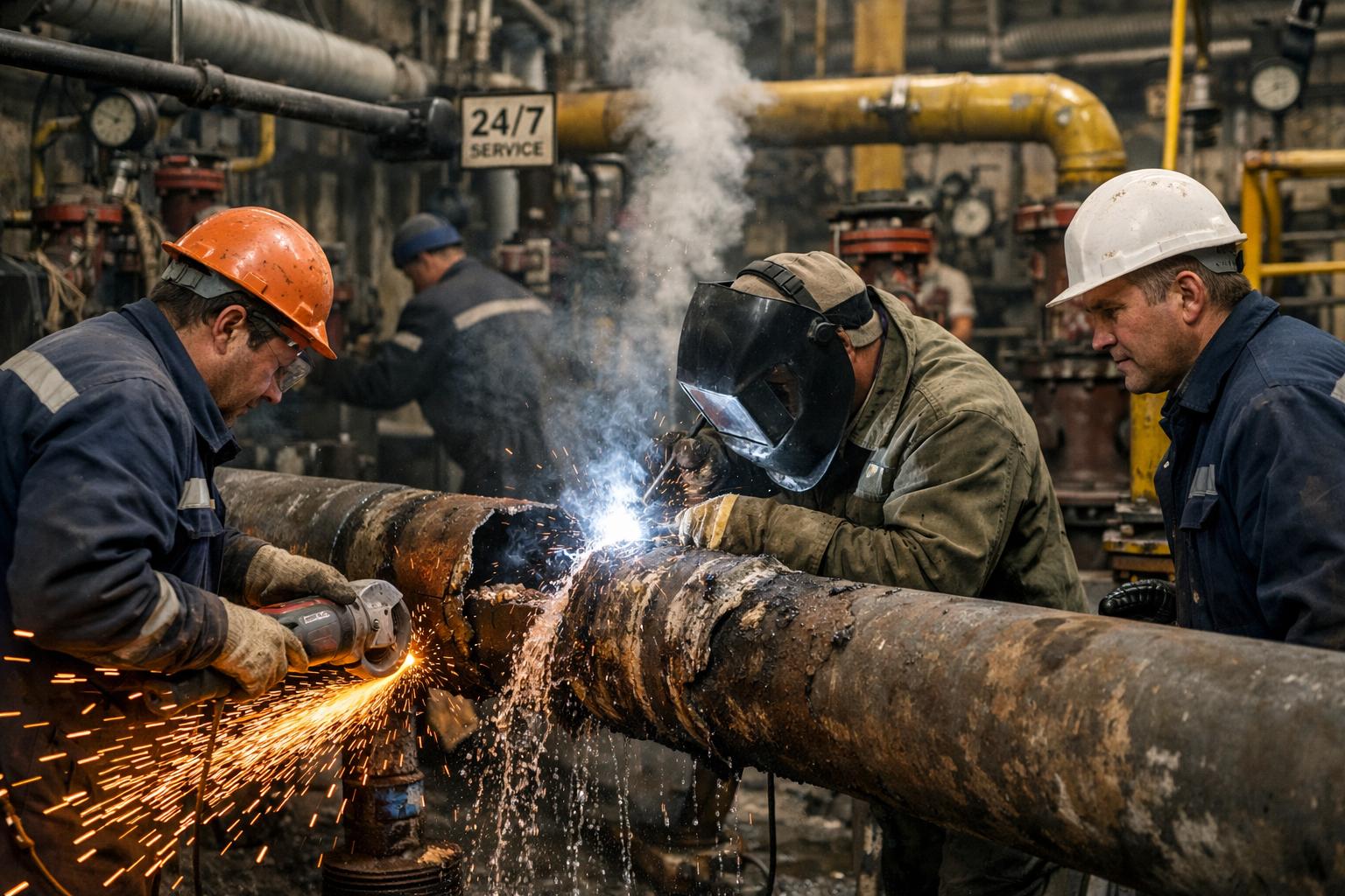 Срочный ремонт труб в котельной в Шаховской — работаем 24/7 с гарантией результата