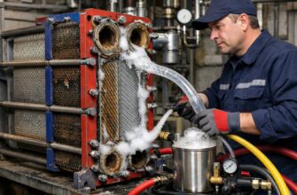 Шаховская промывка теплообменника