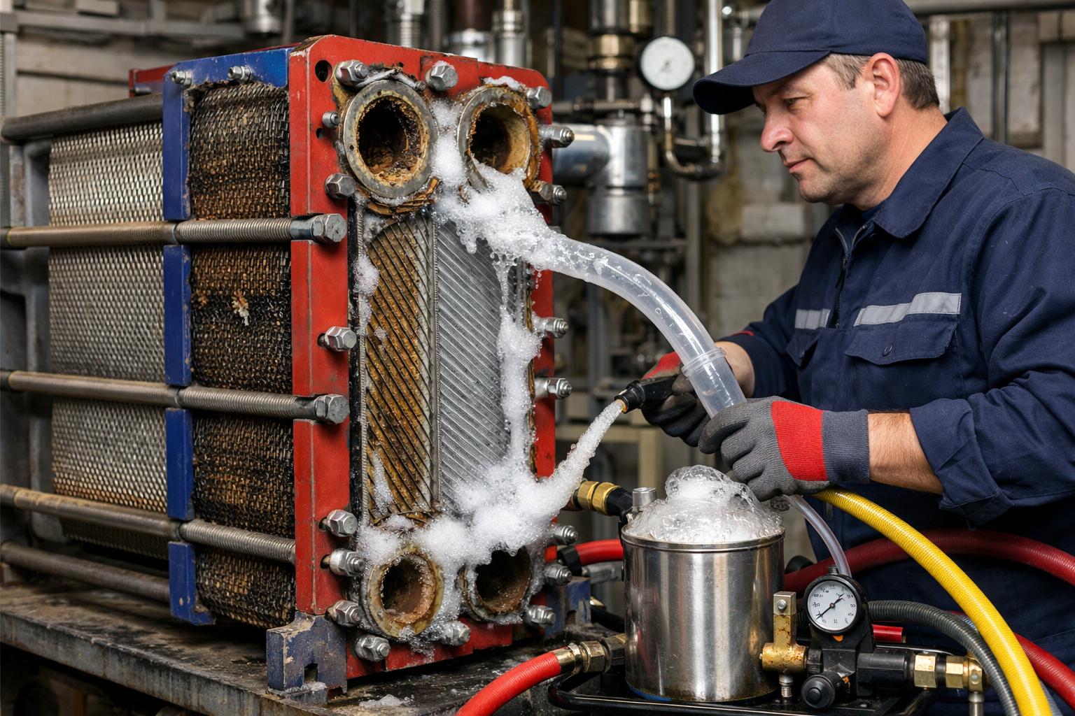 Профессиональная промывка теплообменников от