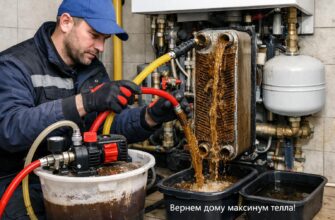 Шаховская — обслуживание отопления: промывка теплообменника