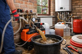 Промывка отопления коттеджа в Шаховской