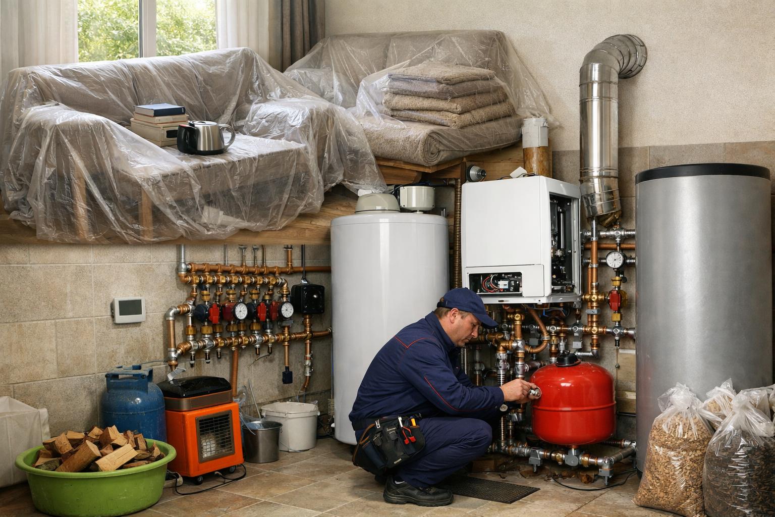 Ремонт котельной в Шаховской — доверьтесь профессионалам «Шаховская - системы отопления водоснабжения 8 495 744 67 74»