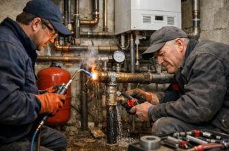 Ремонт труб котельной в частном доме в Шаховской