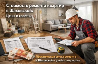 Стоимость ремонта квартир в Шаховской