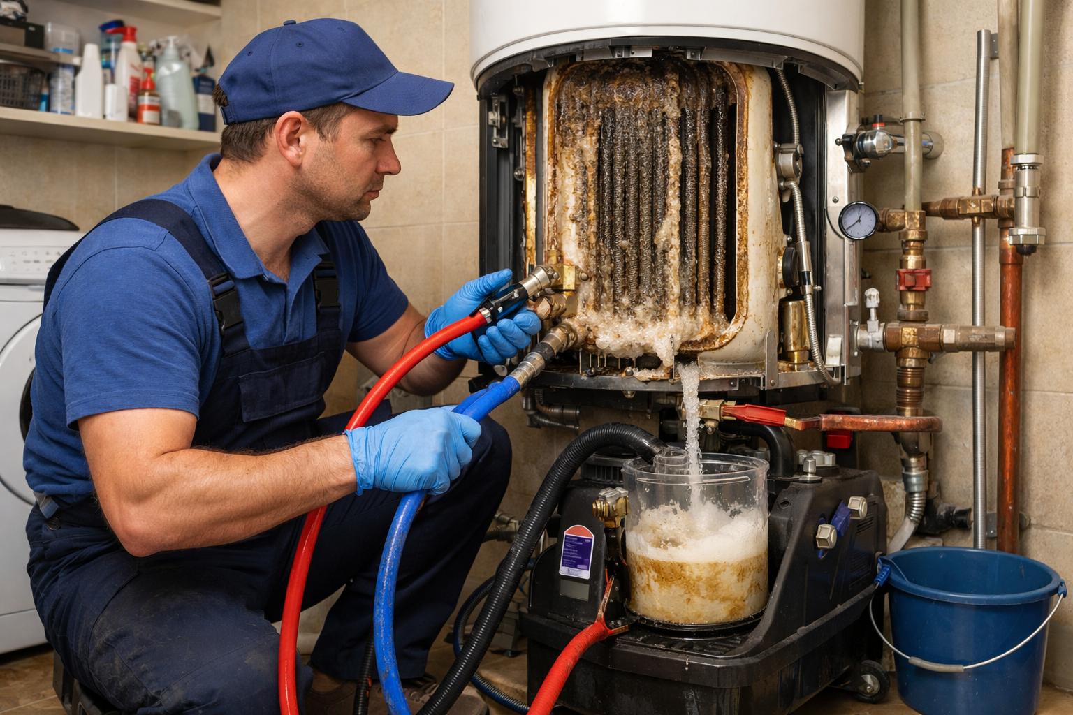 Шаховская промывка бойлера ГВС: горячая вода за один визит — звоните 8 495 744 67 74