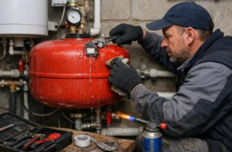 Ремонт расширительного бака системы водоснабжения в частном доме в Шаховской