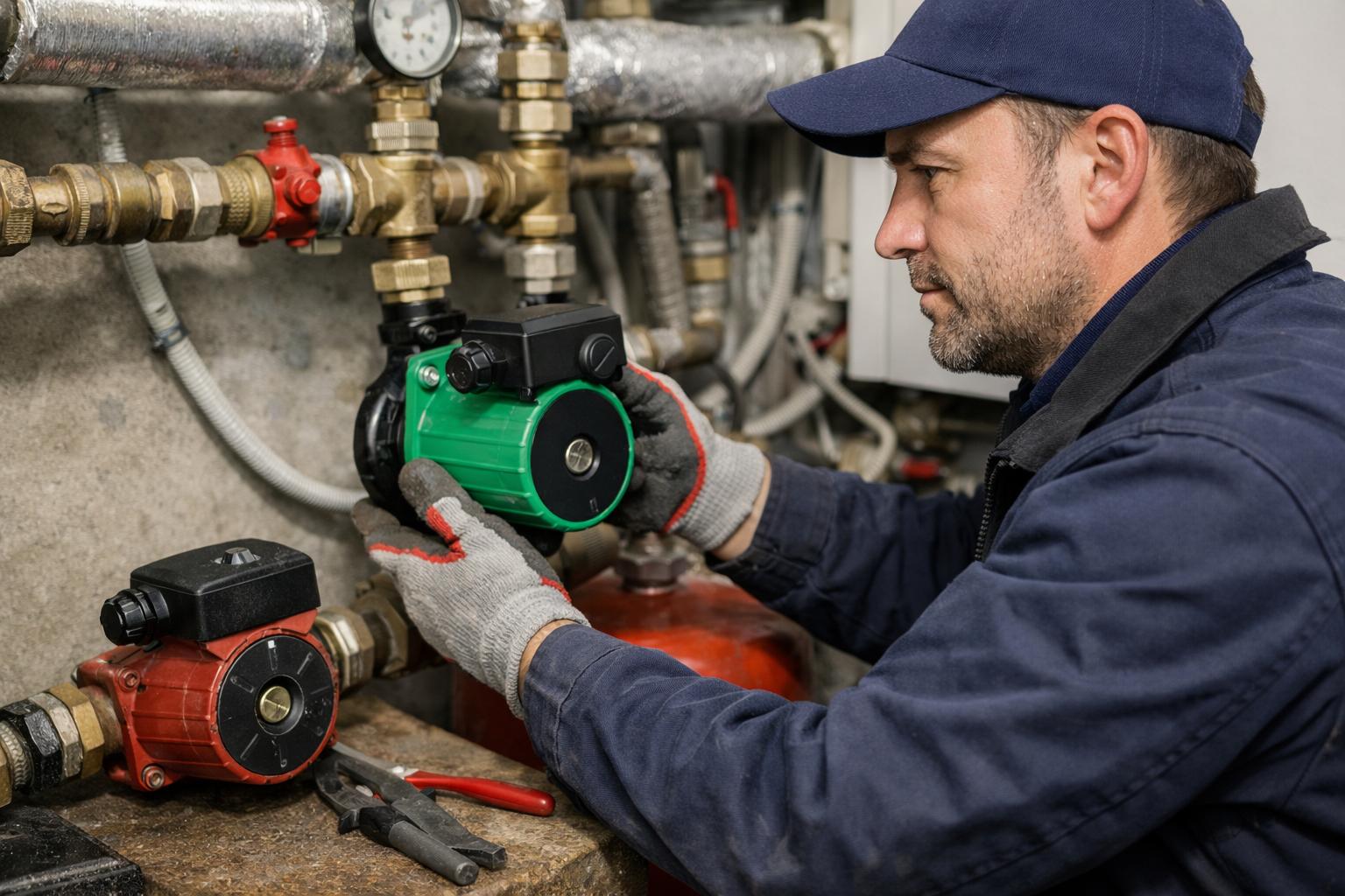 Шаховская - системы отопления водоснабжения 8 495 744 67 74 — замена насоса отопления быстро и надёжно