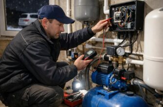 Ремонт автоматики водоснабжения в частном доме в Шаховской