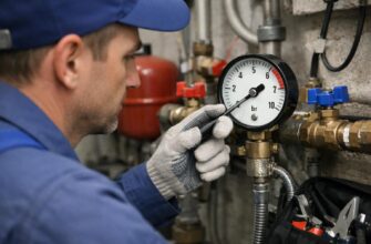 Шаховская: обслуживание манометра водоснабжения