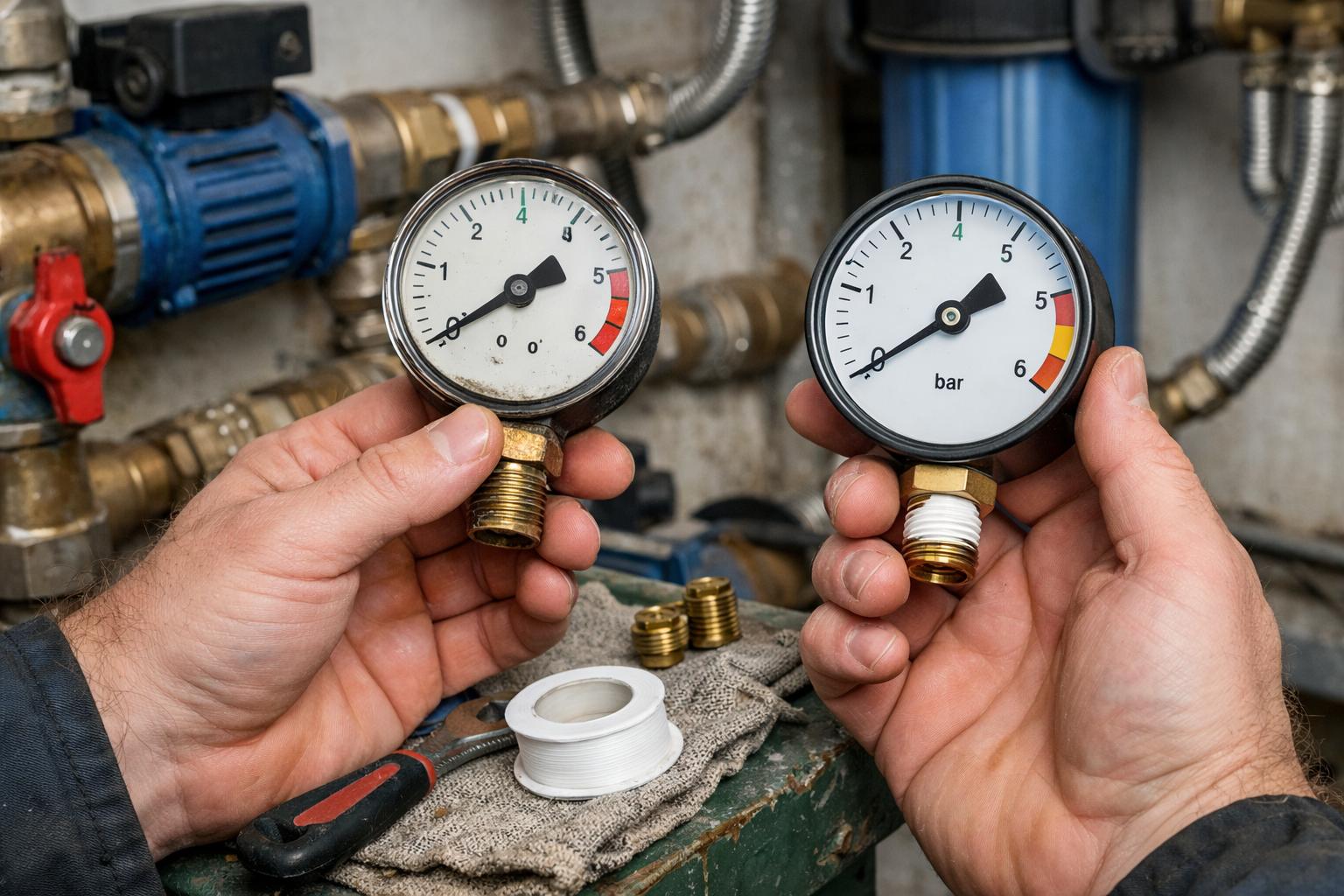 Срочная замена манометра водоснабжения в Шаховской — вызывайте «Шаховская - системы отопления водоснабжения 8 495 744 67 74» по телефону 8 495 744 67 74