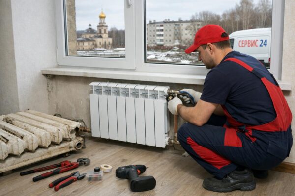 Замена радиаторов отопления в Шаховской