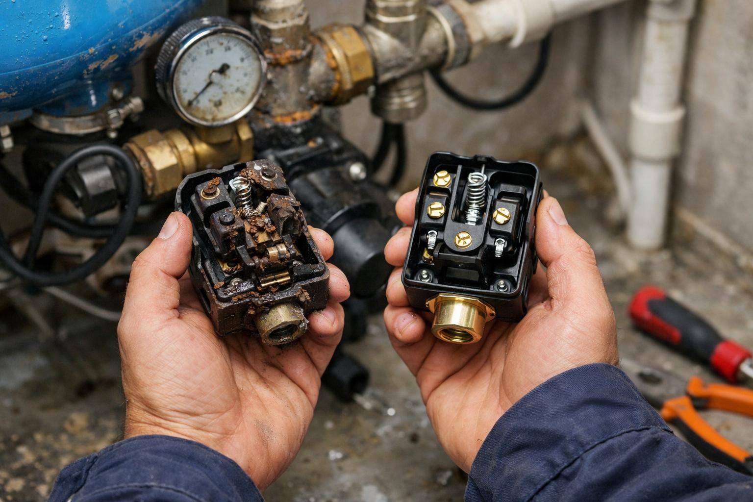 Когда менять реле давления: очевидные признаки и скрытые симптомы