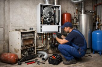 Шаховская: услуги по замене котла в частном доме