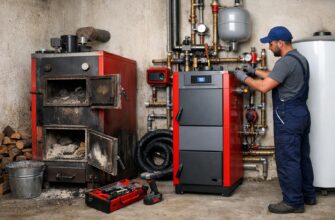 Шаховская: замена твердотопливного котла