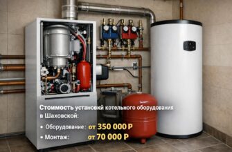 Стоимость установки котельного оборудования в Шаховской