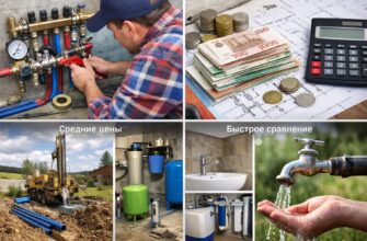 Сколько стоит монтаж водоснабжения в Шаховской