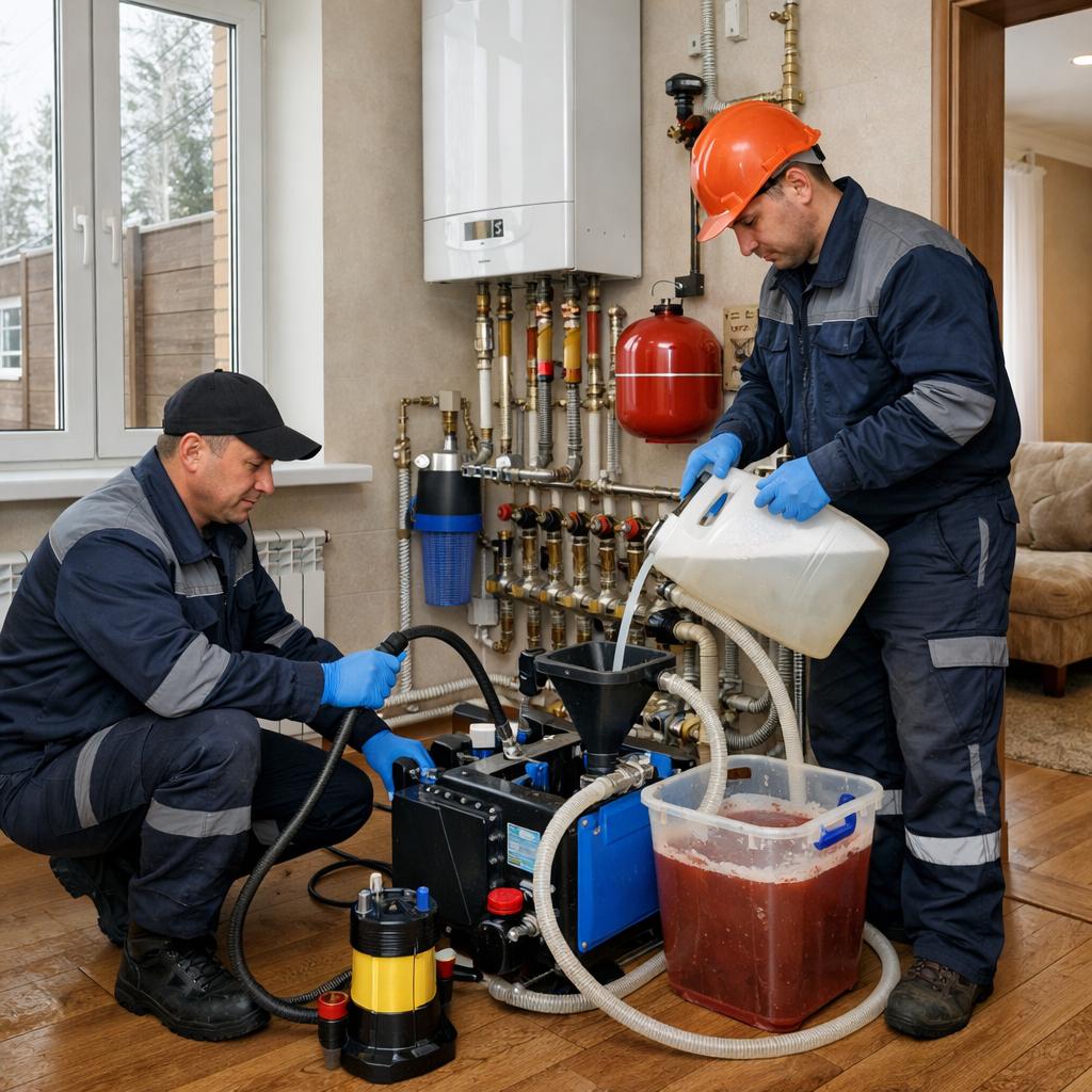 Чистый и тёплый дом в Солнечногорске — профессиональная химическая промывка отопления частного дома от ООО Холдинг СпецСтройАльянс Чистый и тёплый дом в Солнечногорске — профессиональная химическая промывка отопления частного дома от ООО Холдинг СпецСтройАльянс