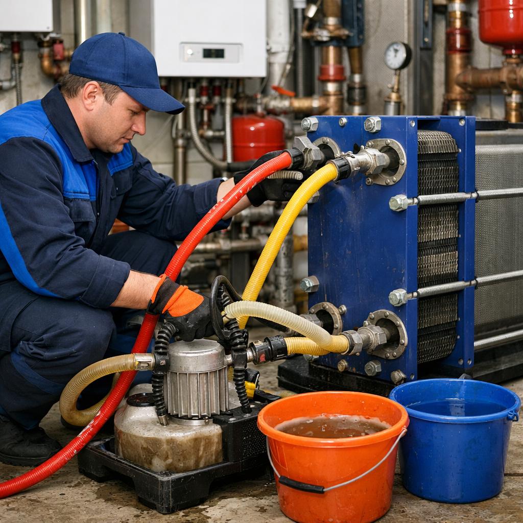 Экспертная промывка теплообменника в Солнечногорске от ООО Холдинг СпецСтройАльянс — гарантия тепла и экономии Экспертная промывка теплообменника в Солнечногорске от ООО Холдинг СпецСтройАльянс — гарантия тепла и экономии