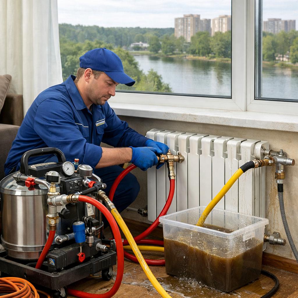 Промывка отопления в Солнечногорске — профессионально и быстро от ООО Холдинг СпецСтройАльянс