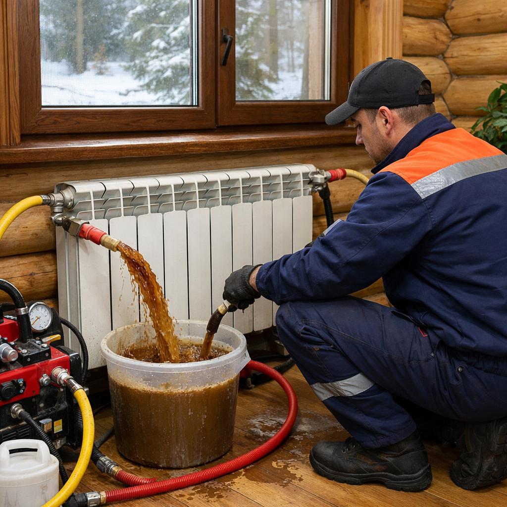 Профессиональная промывка радиатора отопления частного дома в Солнечногорске — услуги ООО Холдинг СпецСтройАльянс Профессиональная промывка радиатора отопления частного дома в Солнечногорске — услуги ООО Холдинг СпецСтройАльянс