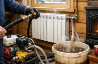 Промывка отопления дачи в Солнечногорске