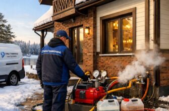 Промывка отопления коттеджа в Солнечногорске