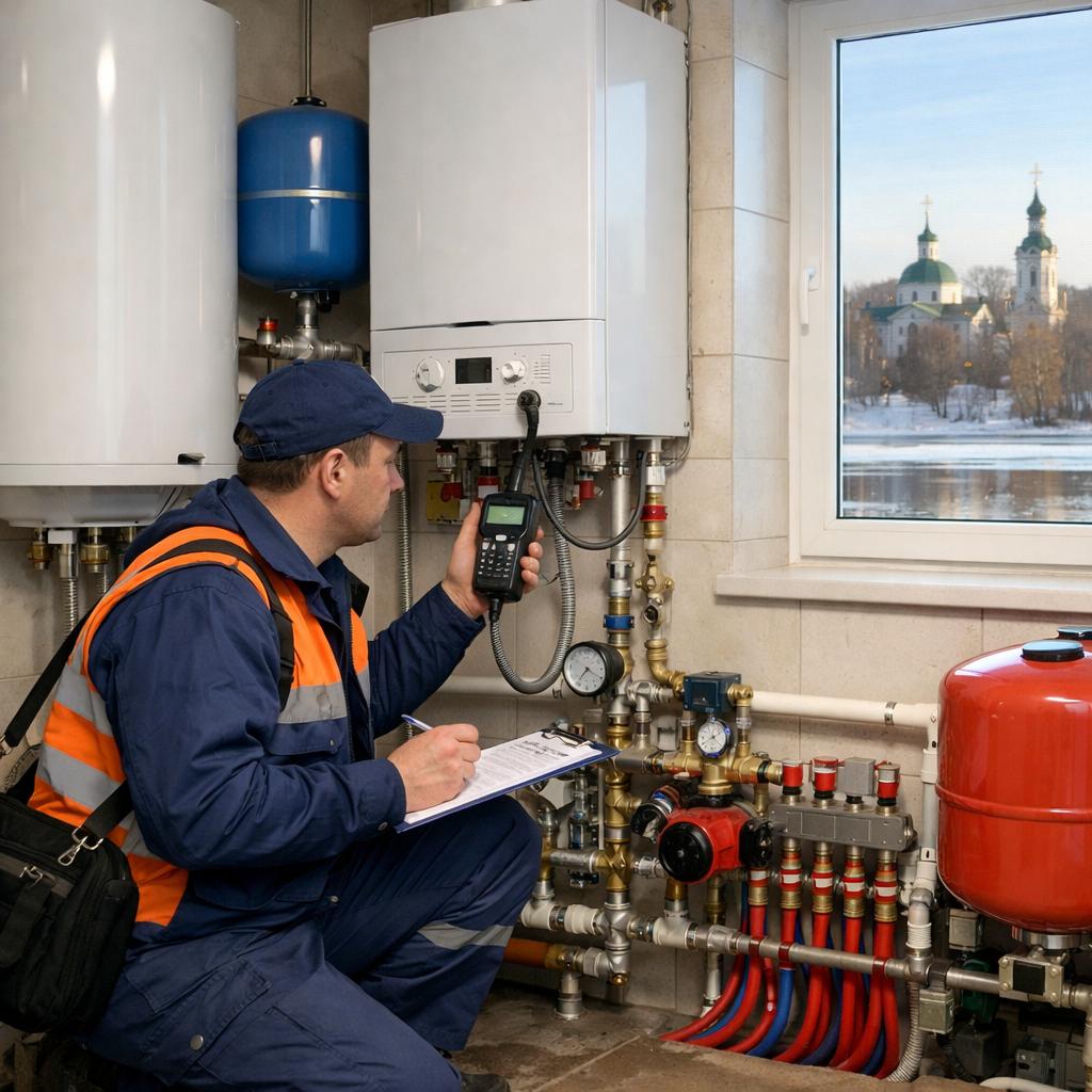 Солнечногорск Первичный осмотр и диагностика отопления частного дома — услуги ООО Холдинг СпецСтройАльянс