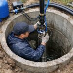 Монтаж насоса в колодце в Солнечногорске