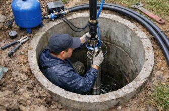 Монтаж насоса в колодце в Солнечногорске